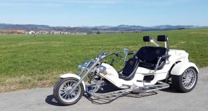 Trike 3-Sitzer in weiss